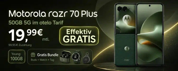 Motorola razr mit effektiv gratis Handyvertrag