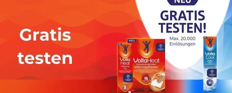 VoltaHeal oder VoltaCool gratis testen