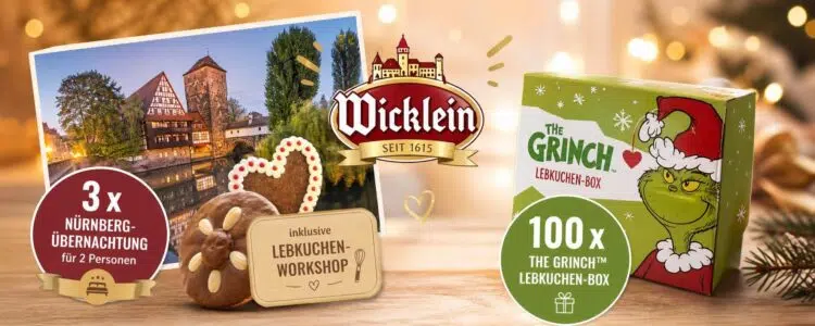 Lebkuchenbox von Wicklein oder Nürnberg-Auszeit gewinnen