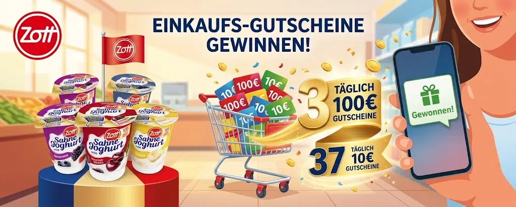Zott-Gewinnspiel