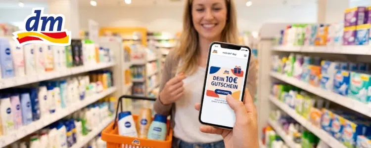 10€ Gutschein bei dm