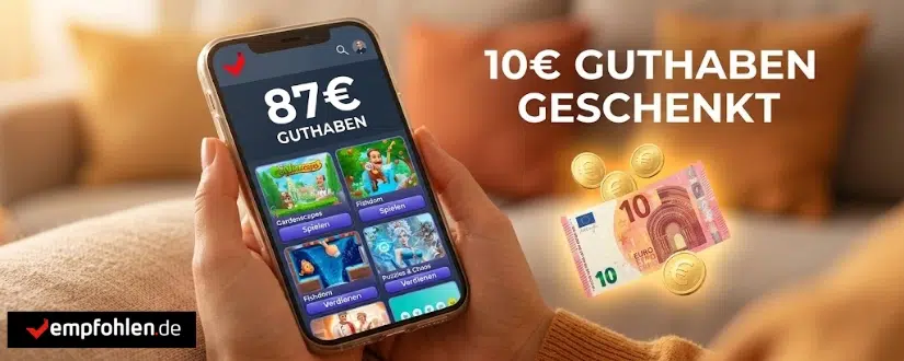 10€ Guthaben bei empfohle.de erhalten