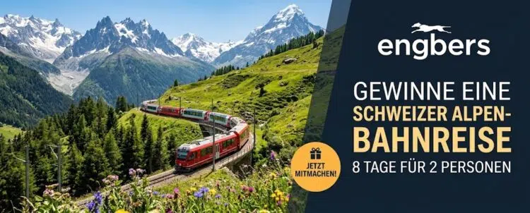 Gewinnspiel von engbers: Bahnreise gewinnen