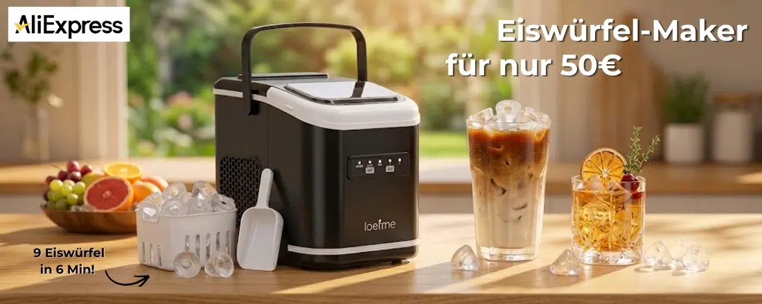 Eiswürfel-Maker bei AliExpress für unter 50€
