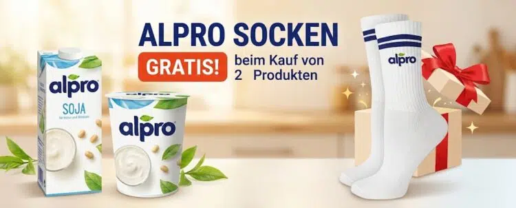 Gratis Socken von alpro