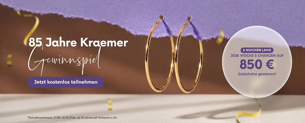 Gewinnspiel von Juwelier Kraemer