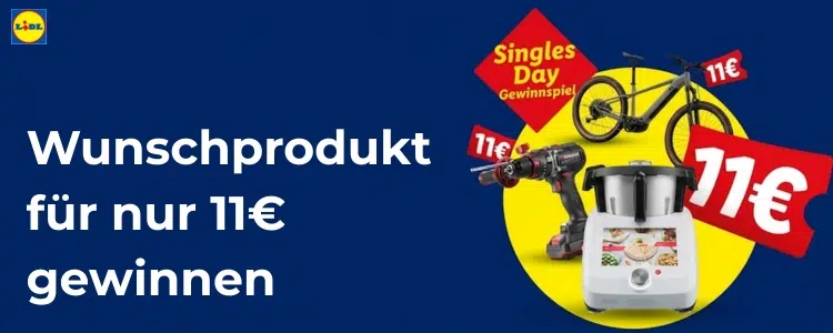 Singles-Day-Gewinnspiel von Lidl
