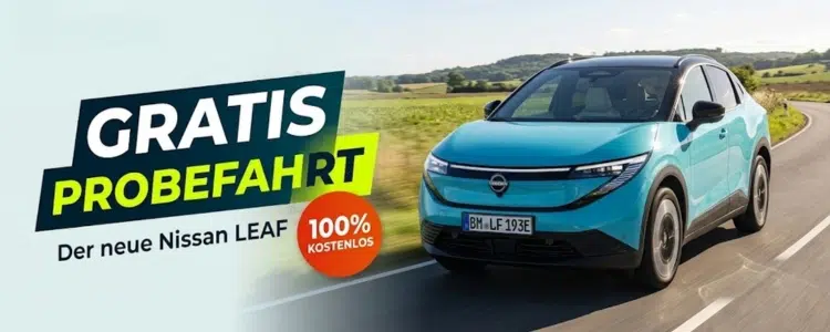 Gratis Probefahrt mit Nissan Leaf