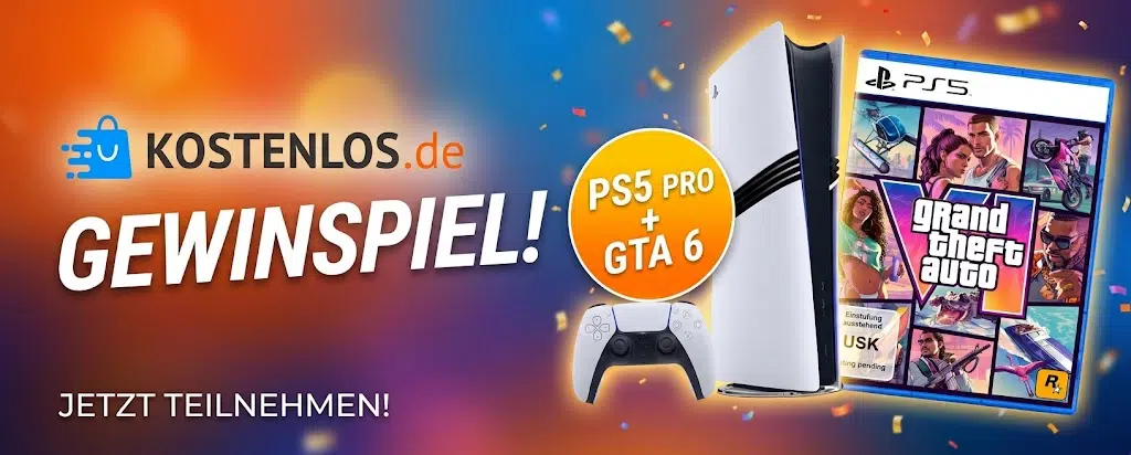 PS5 Pro und GTA 6 bei Kostenlos.de gewinnen