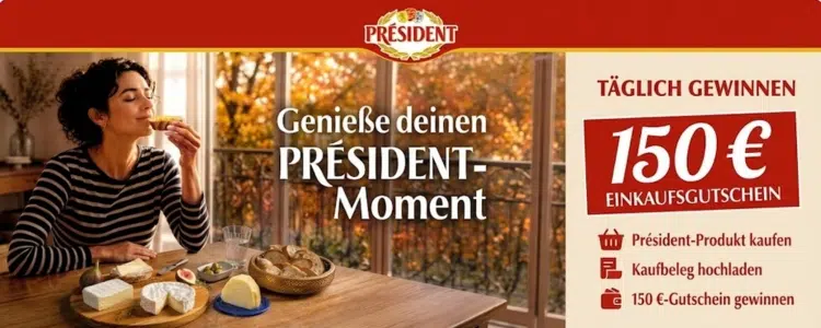 Président-Gewinnspiel