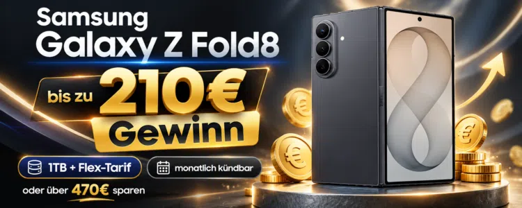 Samsung Galaxy Z Fold mit Gewinn