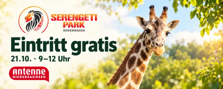 Gratis eintritt in Serengeti Park Niedersachsen