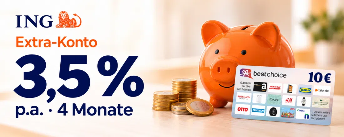 ING Extra-Konto mit 3,5% Zinsen